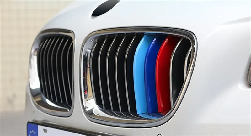 BMW Tri-colour Front Grille Cover M Sport Stripes