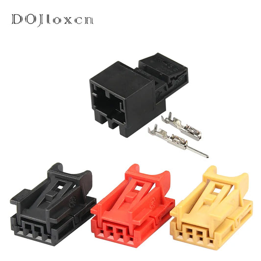 1/5/10/20/50 Sets 4 Pin 8K0973754 Door Lifter Switch Plug 8K0 973 754 Auto Wiring Harness Electrical Connectors  For VW Audi