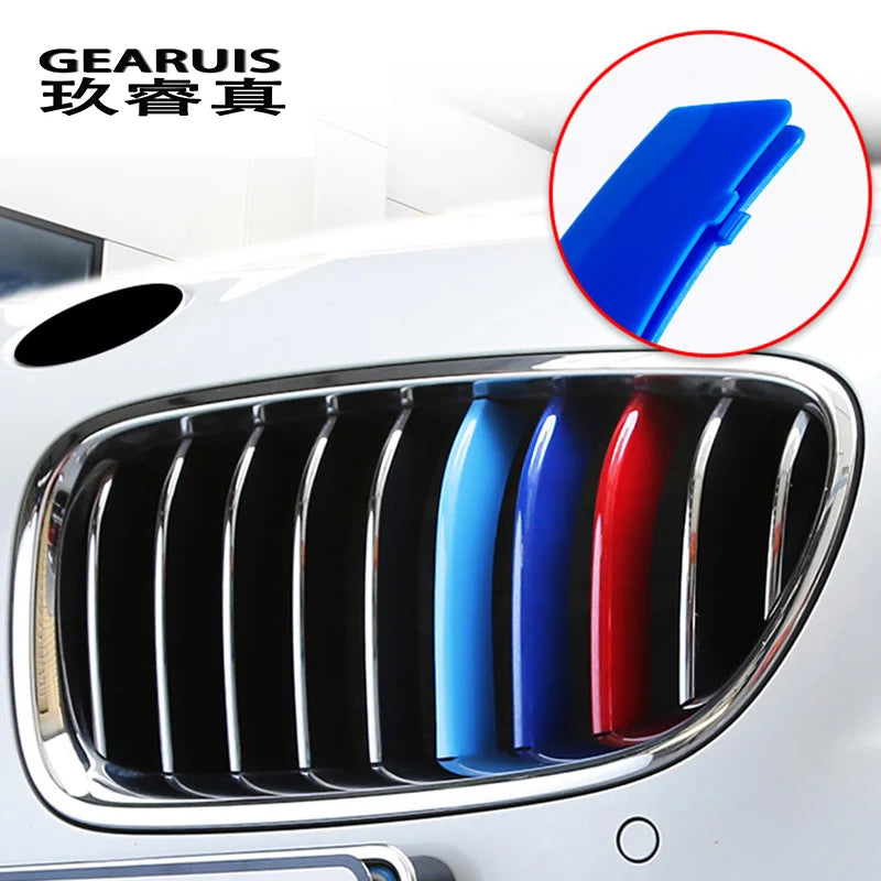 BMW Tri-colour Front Grille Cover M Sport Stripes