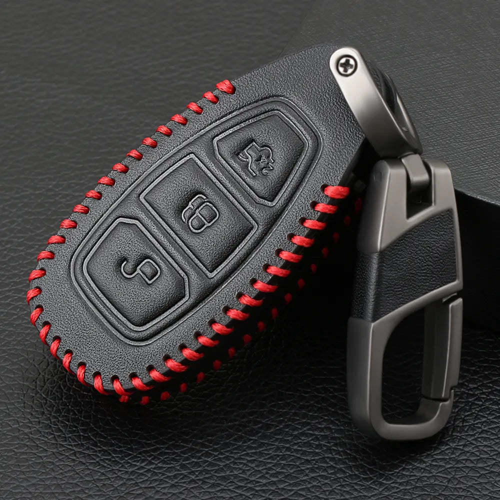 Leather Car Key Cover for Ford