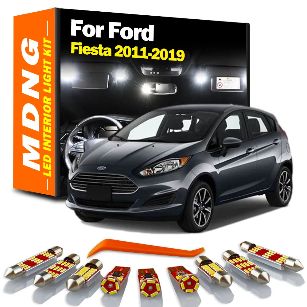 LED Interior Light Kit For Ford Fiesta