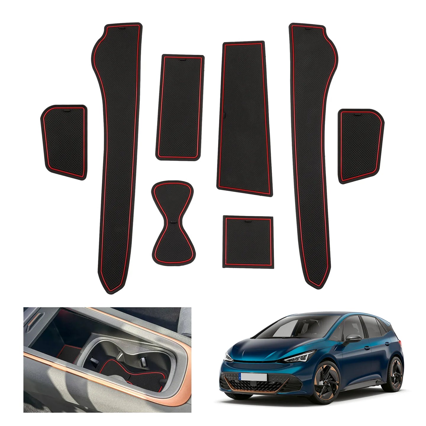 Cupra Born Door Mat Anti-slip Slot Pads