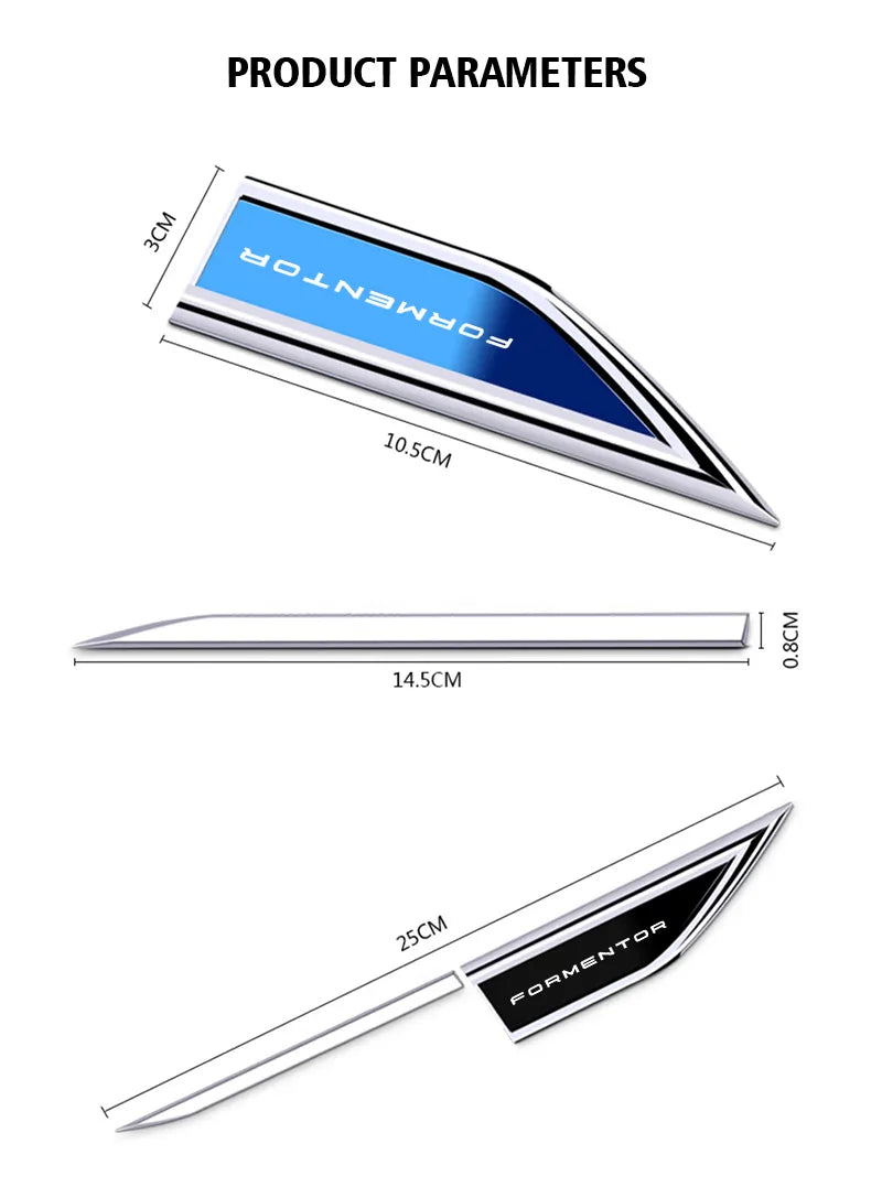 2pcs Side Doors Blade car stickers for Cupra Formentor