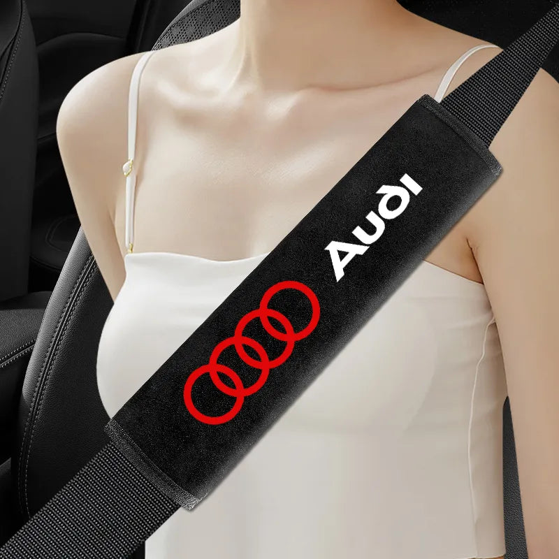 Suede Seatbelt Pad For Audi