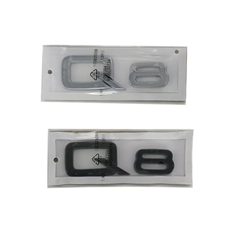 AUDI 3D Adhesive Badge Chrome/Black