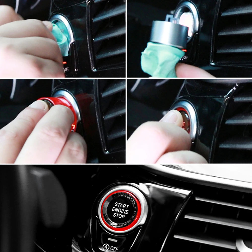 Engine START STOP Button Cover Accessories for BMW