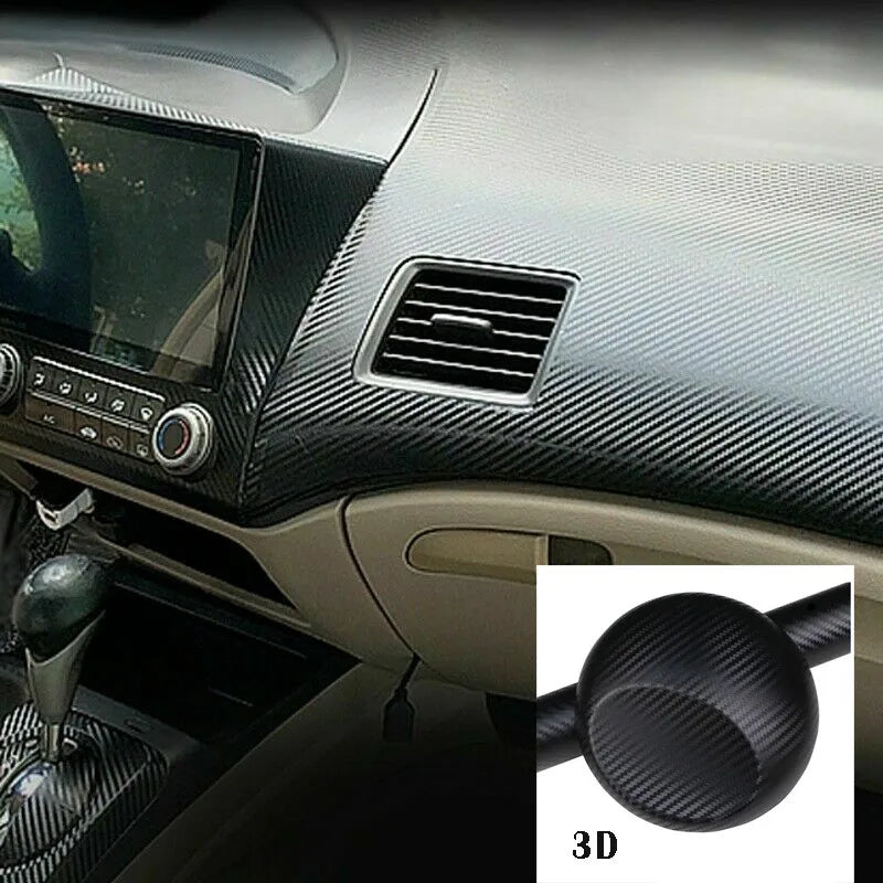 Carbon fibre interior panel sticker kit for Honda Civic 2006-2011