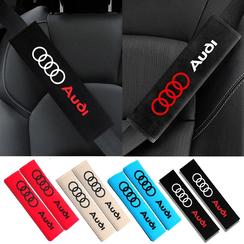 Suede Seatbelt Pad For Audi