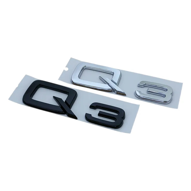 AUDI 3D Adhesive Badge Chrome/Black