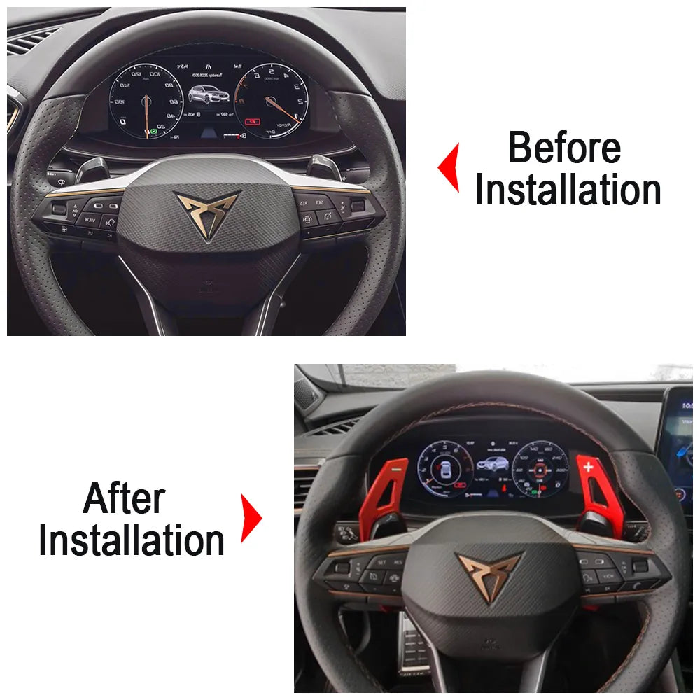 Steering Wheel Shift Paddle Extension For Cupra