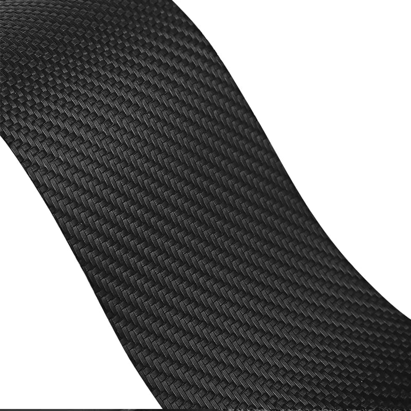 4pcs Door Sill/Bumper Protector Carbon Fibre Stickers