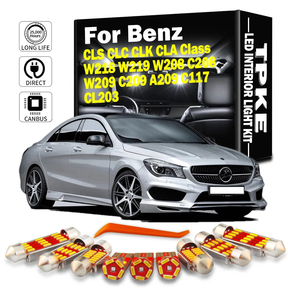 LED Interior light kit For Mercedes Benz CLS CLC CLK CLA Class