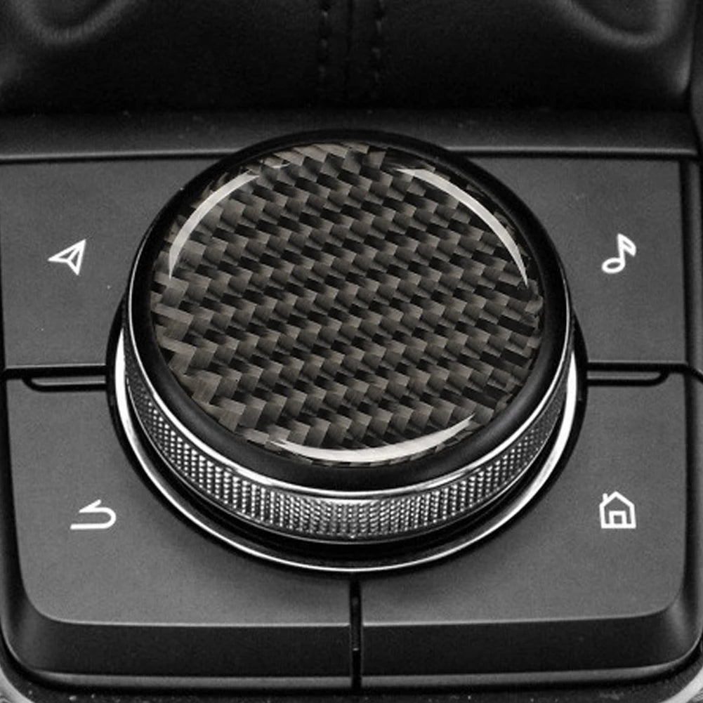 Mazda  Multimedia Knob and Volume Button Cover Carbon Fibre For Mazda 3/ CX-30 2020-2023