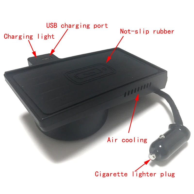 15W QI wireless phone charger for BMW