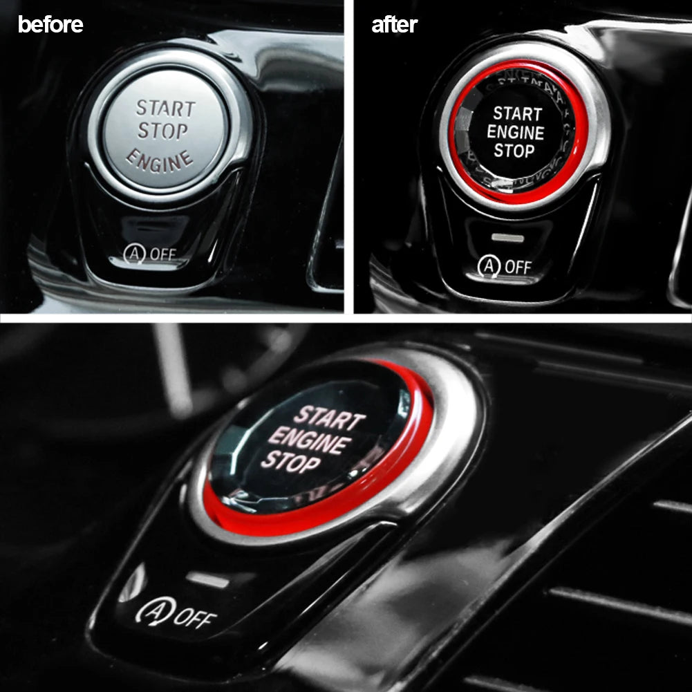 Engine START STOP Button Cover Accessories for BMW