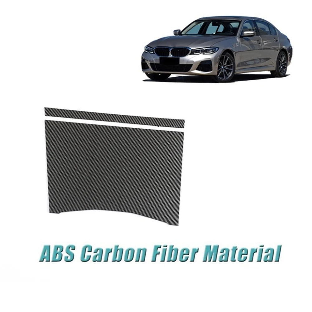 Carbon Fiber Gear Shift Panel Cover Sticker