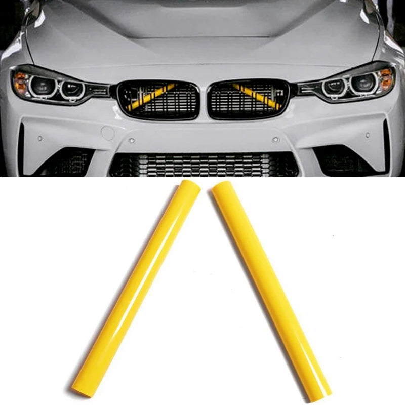 2PCS Car Front Grille Trim Strips for BMW F30 F31 F32 F33 F34 F36 F20 F21 F22 F23 G29 Car Sport Styling Decoration Accessories