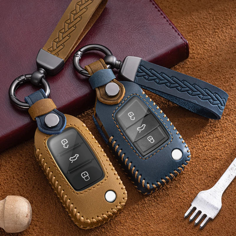 Leather Key Case Cover For Seat/Cupra Leon/Formentor/Tarraco