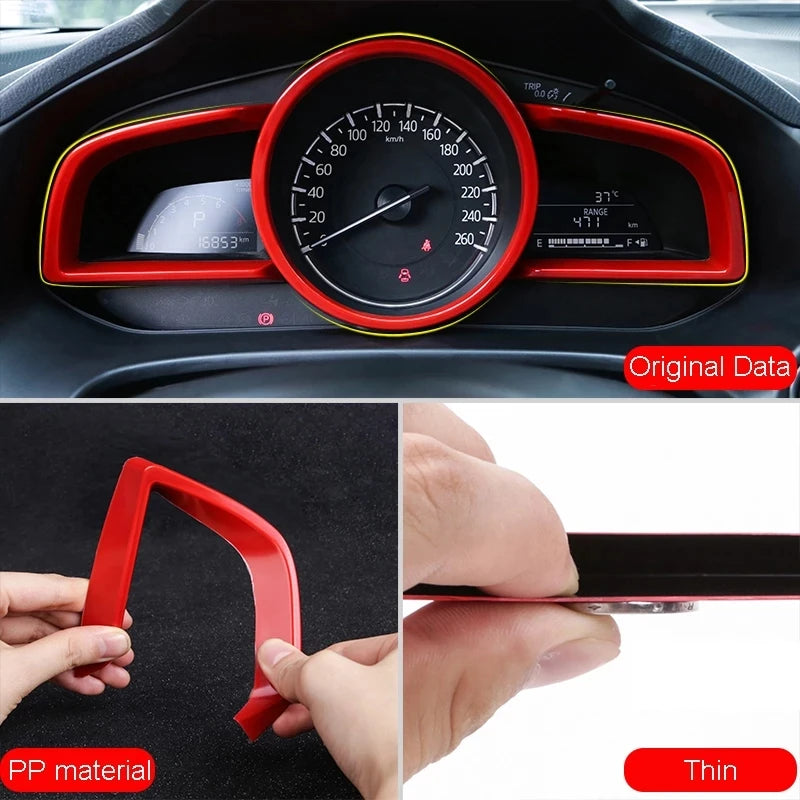 Dashboard frame cover for Mazda 3  2014-2018