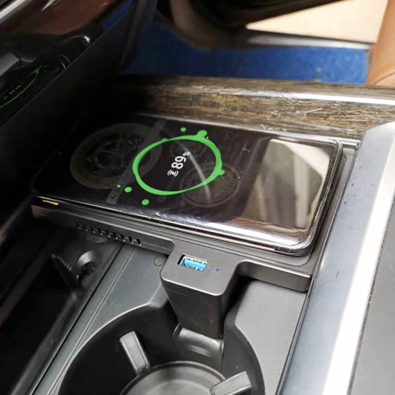 15W QI wireless phone charger for BMW