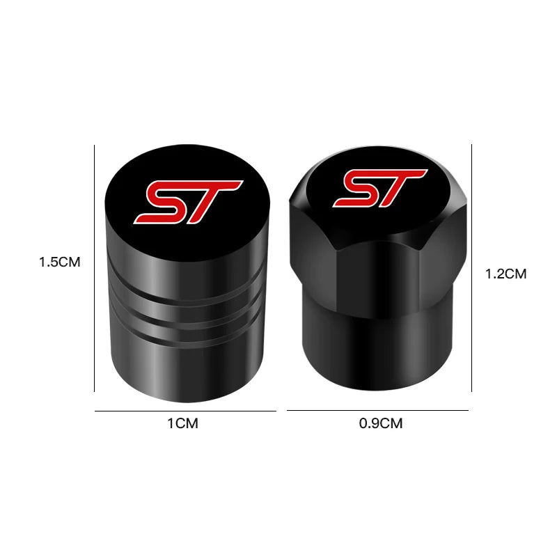 4PCS Tire Valve Caps For Ford