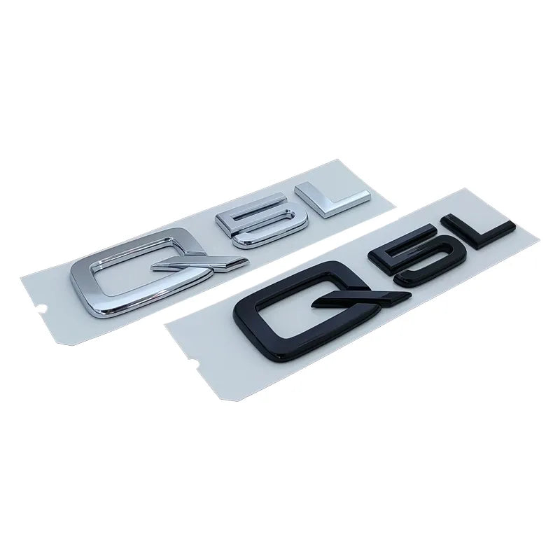 AUDI 3D Adhesive Badge Chrome/Black