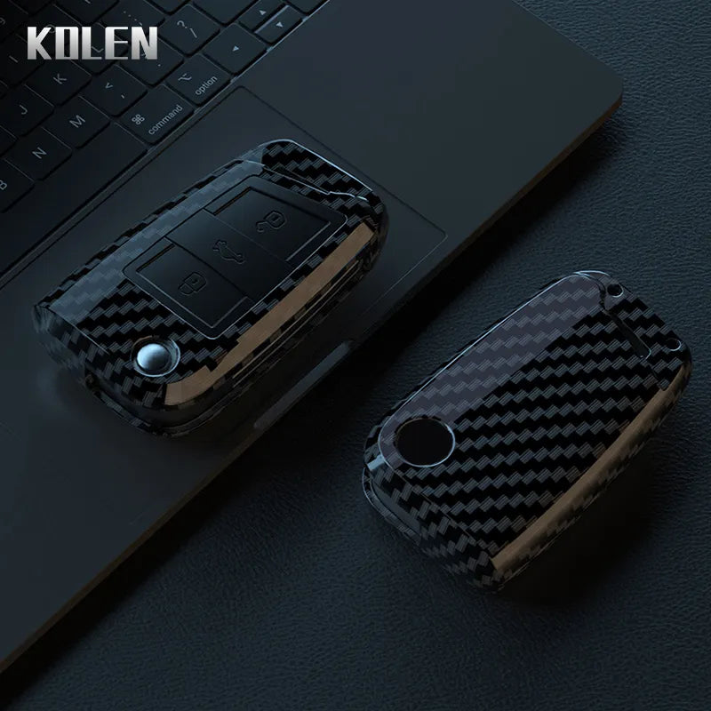 Carbon Fibre Key Cover For VW